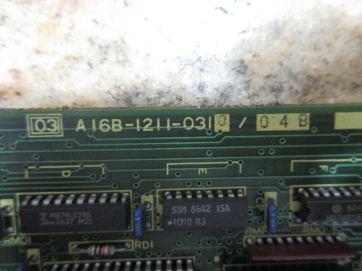 FANUC CIRCUIT BOARD A16B-1211-0310/04B MIYANO ATS-80S CNC LATHE | eBay