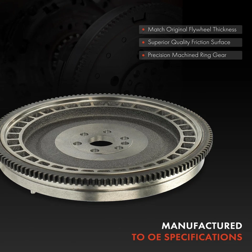 Volante de embreagem para Ford Fiesta 2011 2012 2013 2014-2019 L4 1.6L 6 furos 135 dentes - Imagem 3 de 4