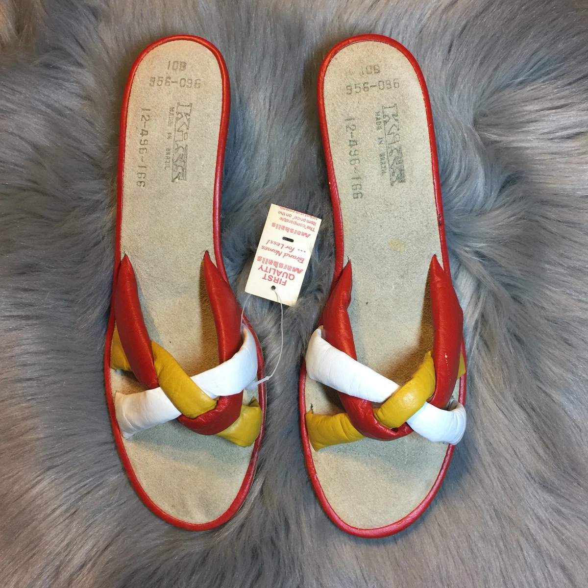 NWT Vintage Marshalls KISS Wedge Slip On Sandals Sz 10B New eBay