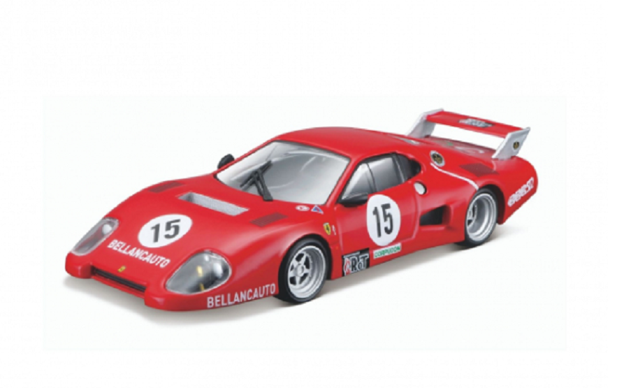BBURAGO 1:43 FERRARI 1981 512 BB II Serie DIECAST MODEL RACING CAR NEW IN BOX