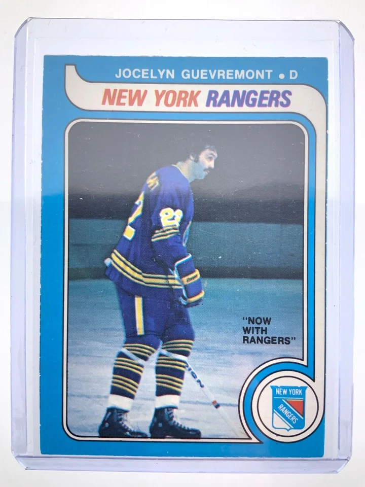1979-80 Jocelyn Guevremont 381 OPC New York Rangers O-Pee-Chee Hockey Card 0757M - Image 4 of 4