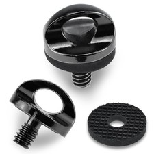 1/4" Camera Neck Strap Screws with Rubber Washer for Quick Install 2 Pack