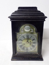Tolle antike Barocke Tisch Uhr, um 1780 mit Schlagwerk auf Glocke