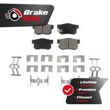Rear Ceramic Brake Pad For 2002-2015 Honda Civic 1990-2007 Accord LX EX Si