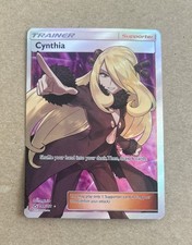 2018 Pokemon Ultra Prism Cynthia Trainer Holo Card 148/156