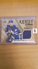 2024-25 Upper Deck Tim Hortons NHL Jersey Relics #J-AM Auston Matthews