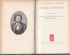 Opere. VIII. Studi sulla letteratura italiana dei primi secoli.