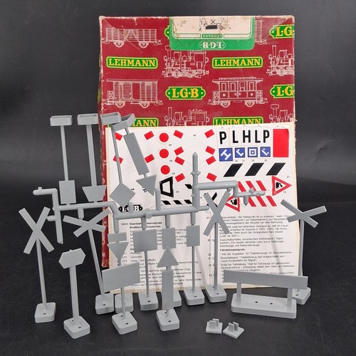 Señales de advertencia y calcomanías escala LGB 5032 G en caja original | Zustand: Used
