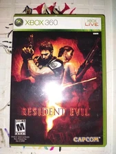 Resident Evil 5 (Microsoft Xbox 360, 2009) Complete 