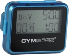Gymboss Interval Timer and Stopwatch - Teal/Blue Metallic Gloss Teal / Blue 
