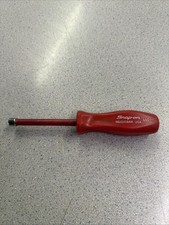 Snap-on Tools Usa Red Hard Grip 14 Sae 6pt Manual Nut Driver Ndd108ar T11