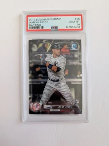 2017 Bowman Chrome Aaron Judge #56 "Batting" Rookie Card PSA 10 GEM MINT