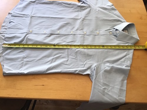 NWOT Charles Tyrwhitt Dress Shirt Classic Fit L/S 16.5/33in 42/84cm Light Blue - Picture 11 of 12