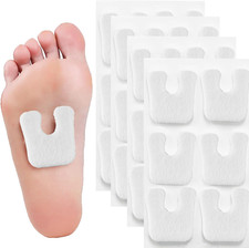 U Shape Metatarsal Foot Pads for Women 24 Pcs, Callus Cushions Horseshoe Pads Mo