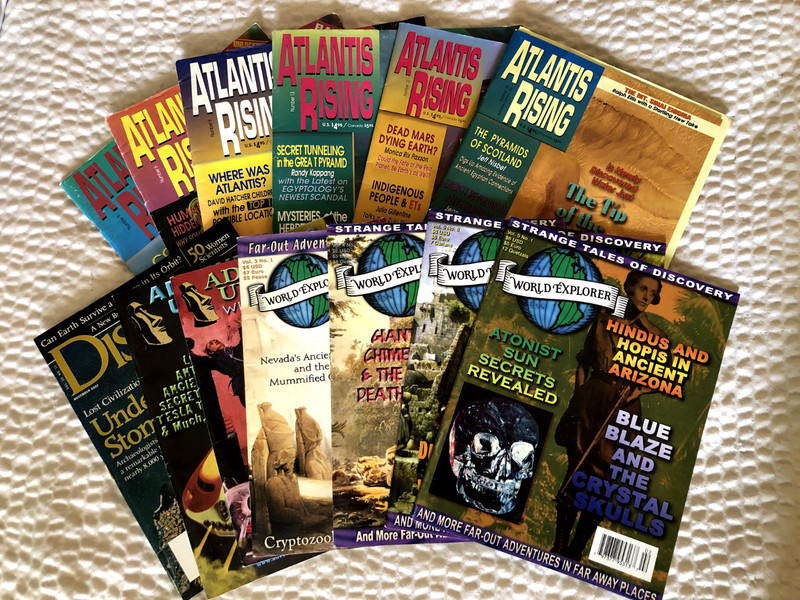 World Explorer ATLANTIS RISING ANCIENT ALIENS Lost Civilization 13 Magazine Lot!