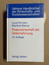 Finanzwirtschaft der Unternehmung 13. Auflage...