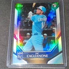 Topps Jac Caglianone Rookie Refractor 2024 Kansas City Royals MLB-3