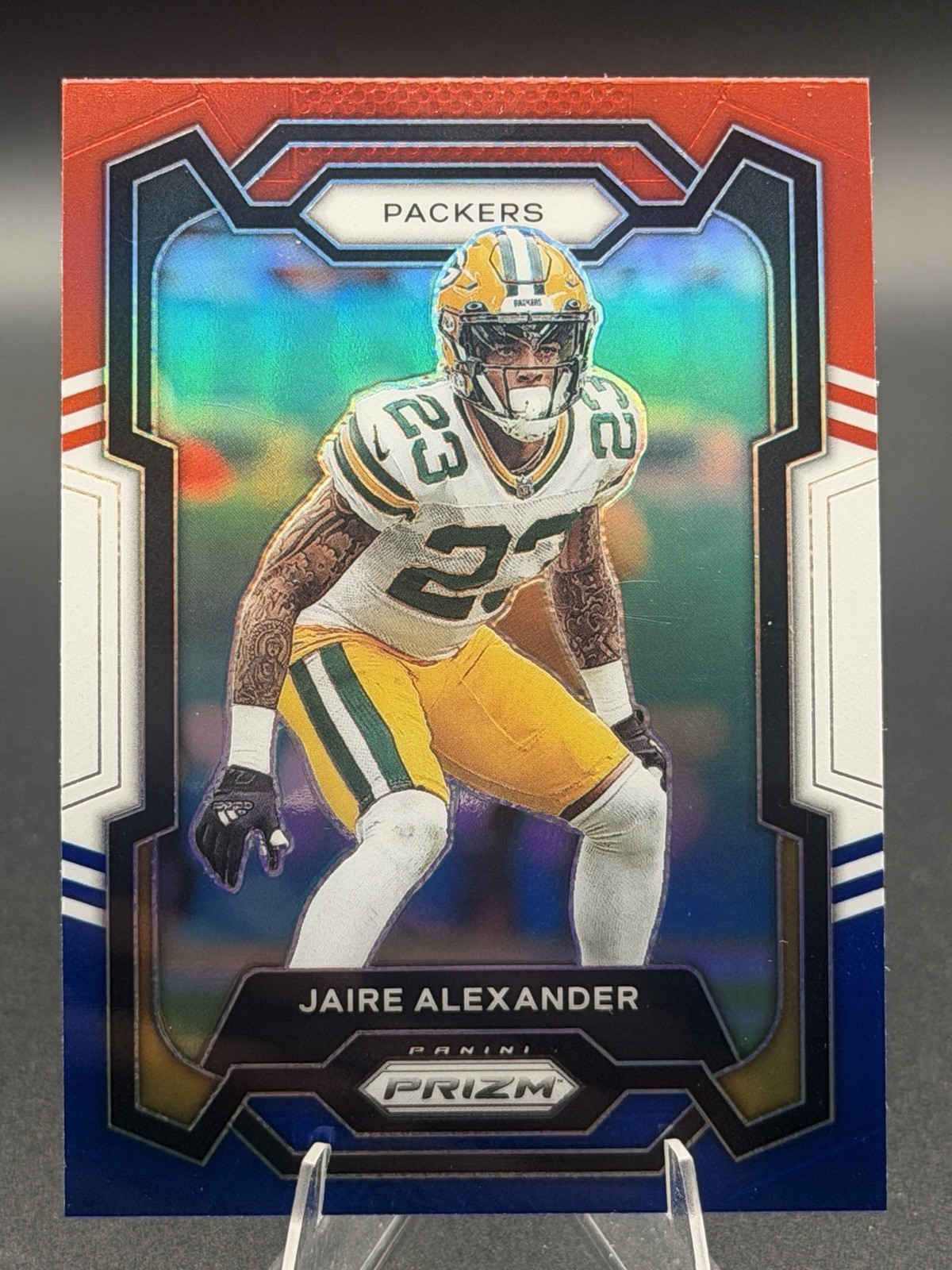 2023 Panini Prizm - Jaire Alexander #109 Red White & Blue Prizm