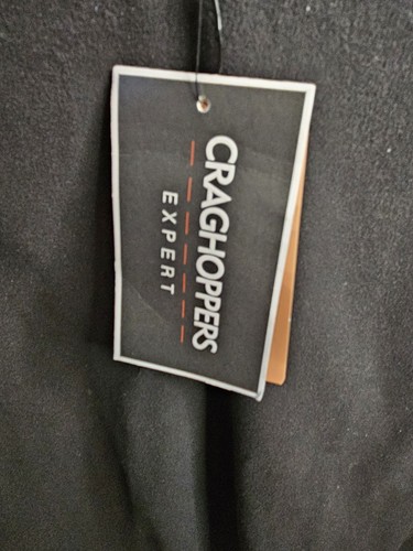 Craghoppers Men's Half Zip Fleece Stonehenge Black XXL NWT - Picture 3 of 5