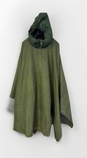 Genuine British Army Issue Olive Green Waterproof Poncho Military Surplus