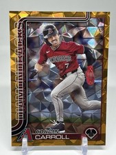 2025 Topps Series 1 Corbin Carroll Gold Cactus Gold Foil /50 Diamondbacks #78