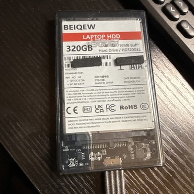 BEIQEW 320GB Laptop HDD 5400RPM 16MB Buffer SATA Hard Drive