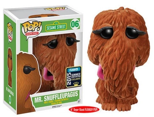 🔥Funko Pop! Sesame Street: SNUFFLEUPAGUS (Flocked) (6") #06 EXC VAULTED🔥