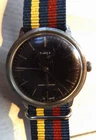 TIMEX  MENS PURPLE  DIAL  MANUAL WIND 36MM NEW NATO STRAP