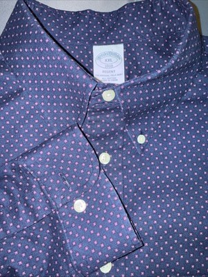 Brooks Brothers Regent Long Sleeve Button Up Mens XXL Graphic 0313
