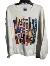 VTG Champion 1996 Atlanta Sz 2XL Olympic Games Country Flags Sweatshirt USA Made