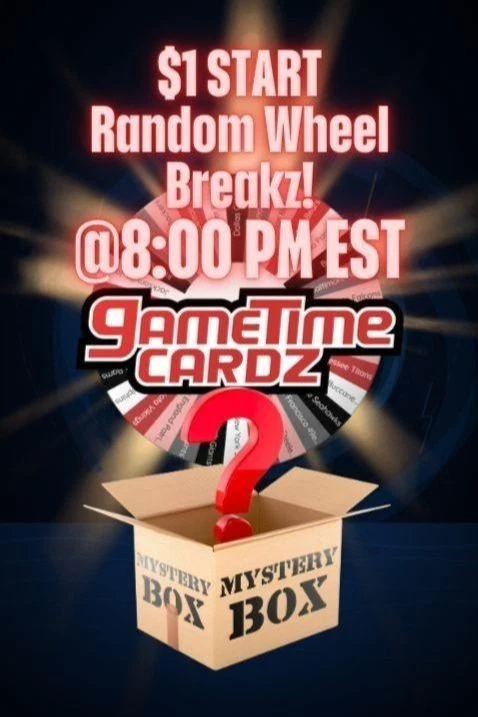 $1 Start Mystery Wheel Break @ 8:00 PM EST! Over 100 Personal Options!