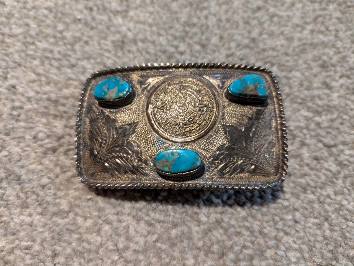 Sterling Silver Mexican Belt Buckles for sale | eBay