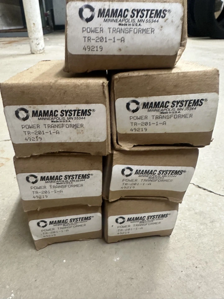 MAMAC Systems Power Transformer TR-201-1-A (Lot of 7) – New in Box - Image 2 of 4