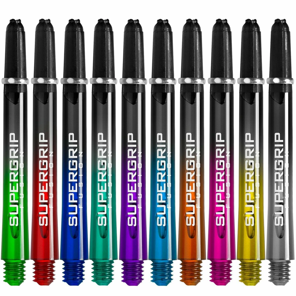Harrows Darts 3 x Sets of Supergrip Carbon Dart Stems - 9 Dart Shafts in Total