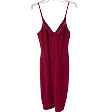 Women’s forever 21 bodycon strap midi dress size S 5694 Straps Mesh Clug Special