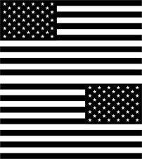 American Flag 5.5" Vinyl Stickers Right  Left 2 Pack 20 Different Colors