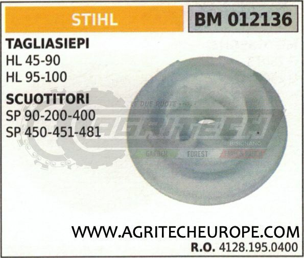 41281950400 STIHL HL HL 45 90 95 100 STARTING PULLEY