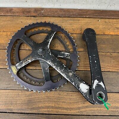Vintage SR Sakae Edge Crank Set 175 mm Black Black Lightning Vintage SR Sakae Edge Crank Set 175 mm Black Black Lightning