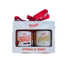 Bippi Duo Gift Pack - Hot Italian Style Chilli & Bomba Spicy Spread