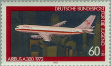 BRD FRG #Mi1042 MNH 1980 Airbus A300B2 F-OCAZ Air France [B572 YT890 SG1920]