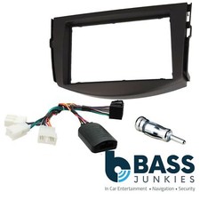 CT23TY02 For A Toyota Rav4 06-13 Stereo Double Din Fascia & Steering Wheel Kit