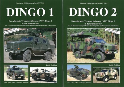 Tankograd 5036+5037: DINGO 1+2 - Allschutz-Transportfahrzeug der Bundeswehr ATF