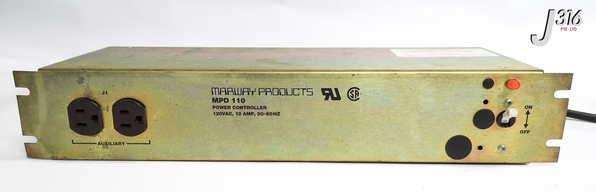 10枚+1 18503 MARWAY POWER CONTROLLER, 120VAC, 12 AMP, 50-60HZ MPD 110R | eBay
