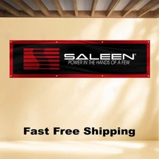 SALEEN 2'X8' BANNER FLAG FORD MUSTANG COBRA GT