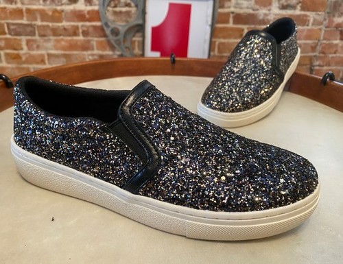 skechers black sparkle shoes