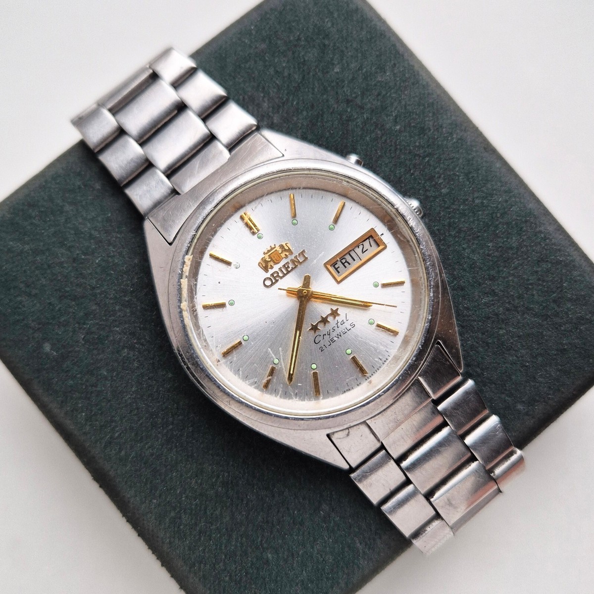 Vintage ORIENT tristar 3 star AAA KY 469WA3-81 CA Japan Men