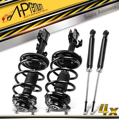 A-Premium Front & Rear Struts w/ Coil Springs Assembly for Toyota Sienna 04-20
