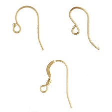 14K Gold Filled Earring Hooks ? Fish/French/Ball End Styles | 1, 10, 50 pairs
