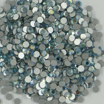 SS6 PR AQX *** 50 strass PRECIOSA fond plat SS6 (2,00mm) AQUAMARINE AB