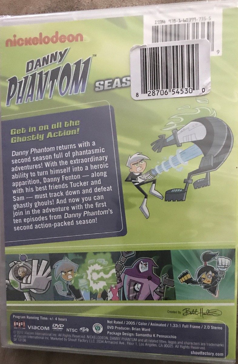 Nickelodeon Danny Phantom Season 2 Part 1 - 2-Disc Set DVD Brand
